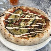 Eggplant and cashew cheese  at Nicli Antica Pizzeria  in North Vancouver
