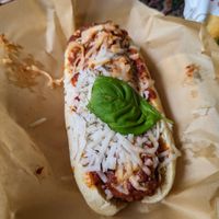 Vegan meatballs sub. at Drop City in Trinidad