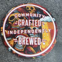 Fun coasters   at Alter Brewing + Kitchen in Oak Brook