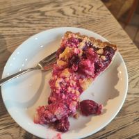 despite its rummaged look it actually tasted good at Green Caffè Nero in Warsaw