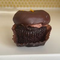 Chocolate Orange Whisper Cupcake  at Toi's Caribbean Baking  in Livonia