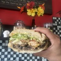 Vegan Sandwich Early Dinner - Recommend Very Filling 💕  at Ike's in San Leandro