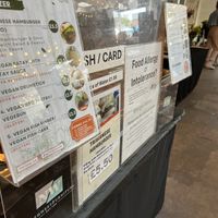 Menú - all vegan   at Gillie Foods in Manchester