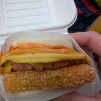 Vegan bao at Pablo Eggsgobao in Edinburgh
