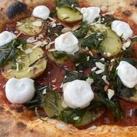 Vegan pizza   at Lovebirds in Berlin