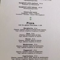 Quelques propositions végétariennes.   at Civitas Restaurant in Crete