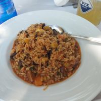 Vegetable risotto at Captain Cook in Nafpaktos