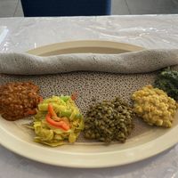 Veggie combo  at Beteseb Ethio-Eritrean Restaurant in Anaheim