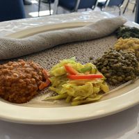 Veggie combo  at Beteseb Ethio-Eritrean Restaurant in Anaheim