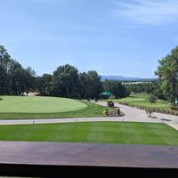 The view from The Club Café at The Club Café in Caldes De Malavella