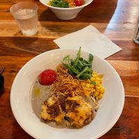 mushroom base a the bottom, original at the top. get extra noodles if you are super hungry!  at Kitchen Impossible Amsterdam in Amsterdam