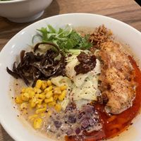 Spicy ramen soup   at Kitchen Impossible Amsterdam in Amsterdam