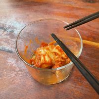 Japanese style kimchi   at Kitchen Impossible Amsterdam in Amsterdam