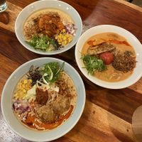Kimchi miso ramen, spicy miso ramen, tan tan men  at Kitchen Impossible Amsterdam in Amsterdam