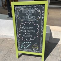 Vegan ice cream 😄 at La Abacería Ecológica in Malaga