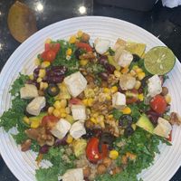 Vegan salad - big portion and really tasty!  at Lang's Salad in Ninh Binh