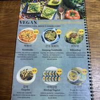 The vegan section (Specify vegan!! For no fish sauce)  at K Food in Cusco