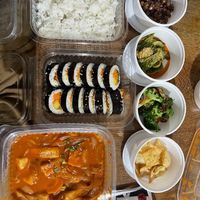 teokbokki, rice, kimbap and sides   at K Food in Cusco