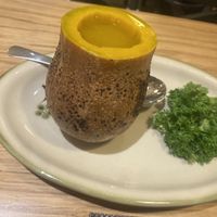 Soup cup was hard to eat, but the drink and lions mane was perfect  at Padme Chay in Ho Chi Minh City