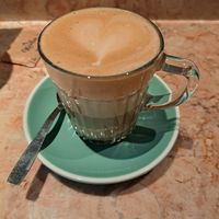 Good sized cup for latte at Amélia Foz in Porto