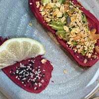 Amelia Toast  at Amélia Foz in Porto