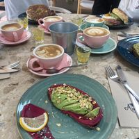 Avo Toast with humus 5/10  at Amélia Foz in Porto