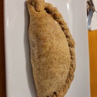 Vegan cornish pasty at Kavorna Cafe and Bistro in Isles Of Scilly