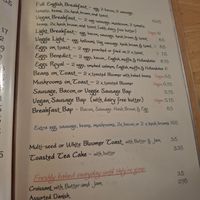 
Kavorna - breakfast menu, May 2025
 at Kavorna Cafe and Bistro in Isles Of Scilly