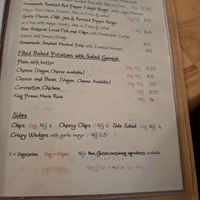 
Kavorna - lunch menu, May 2025
 at Kavorna Cafe and Bistro in Isles Of Scilly