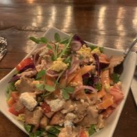 Cob Salad….sooo good!! at Greens Organic Cafe and Market in Sarnia