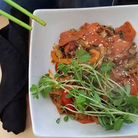 Pad Thai at Greens Organic Cafe and Market in Sarnia