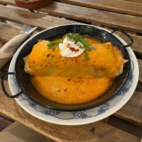 Hungarian Mushroom-Filled Crepes  at Szabad Bisztró - Új Hely in Budapest