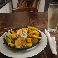 Vegan casserole at Szabad Bisztró - Új Hely in Budapest