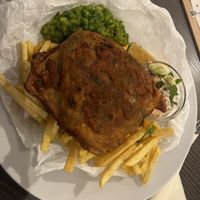 fish and chips  at Szabad Bisztró - Új Hely in Budapest
