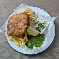 Not Fish and chips at Szabad Bisztró - Új Hely in Budapest