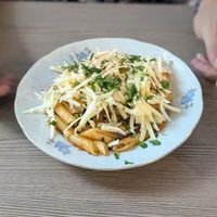 Daily menu: penne with tomato-mushroom sauce at Szabad Bisztró - Új Hely in Budapest