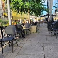 Outdoor seating at Espresso House in Fredrikstad