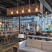 Indoor seating at Espresso House in Fredrikstad