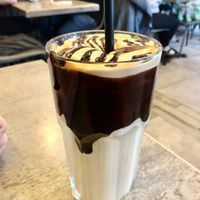 Biscoff milkshake   at Maggie Mays Stranmillis Cafe in Belfast