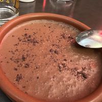 Chocolate Pudding, my favorite dessert here  at Le Poulpi Place in Grasse