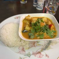 Special of the night, curry. Excellent dish    at Le Poulpi Place in Grasse