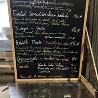 Example of the menu   at Le Poulpi Place in Grasse