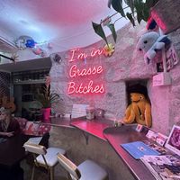 The interior of Le Poulpi Place is extremely cute and has a great atmosphere   at Le Poulpi Place in Grasse