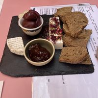 The cheese board   at Le Poulpi Place in Grasse