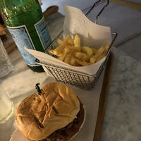 Impossible burger. Comes without cheese or mayo, which was appreciated   at Ocean Bistro at Cavalier in Miami Beach
