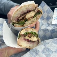 Veggie stack  at Benny's Brown Bag in Peekskill