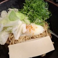 Vegetarian Mazemen with extra Kale and Leech at Okkundou Mazemen in Hiroshima
