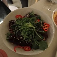 Miso eggplant at Light Years in Newcastle