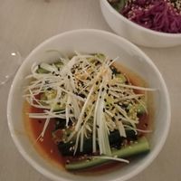 Hot and sour cucumber at Light Years in Newcastle