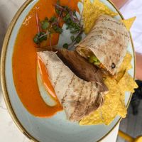 tempeh wrap  at The Happiness Café in Den Bosch